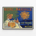 Vintage plakat af Maxéville øl - Det er stadig det bedste — indrammet kunstværk på væggen