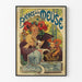 Vintage plakat Bière de la Meuse vægdekoration Art Nouveau
