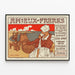 Vintage plakat af Bière de la Meuse - Retro vægdekoration — indrammet kunstværk på væggen