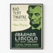 Vintage teaterplakat Big Tent - Abraham Lincoln