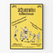 Vintage sport plakat - retro vægdekoration plakattype