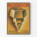 Vintage plakat Biotrigon - Retro industriel vægdekoration