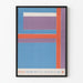 Plakat abstrakt kunst Bireline - Farverig geometrisk komposition
