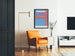 Plakat abstrakt kunst Bireline - Farverig geometrisk komposition