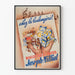 Vintage plakat med Biscottes og Pâtes Joseph-Milliat vægdekoration