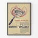Vintage medicinsk plakat Bismuth Desleaux - Retro videnskabelig vægdekoration