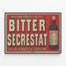 Vintage plakat Bitter Secrestat - Maison Grundlagt i 1851 — indrammet kunstværk på væggen
