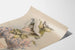 Vintage plakat af Blanche Gaspard i blomsterdragt
