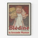 Vintage plakat Blédine Jacquemaire børne vægdekoration