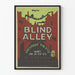 Vintage plakat Blind Alley Teater Præsident