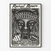 Silketrykplakat Rachael Romero - Style Block Prints Sort og Hvid