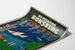 Vintage plakat til vægdekoration Bloeinde Boksburg - Blomstret og nautisk plakat