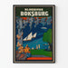 Vintage plakat til vægdekoration Bloeinde Boksburg - Blomstret og nautisk plakat