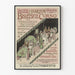 Vintage plakat Haarlem Bloemencorso 1903 - Blomsterdekoration vægkunst