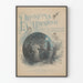 Vintage plakat Blossoms Unfading med romantisk illustration