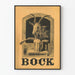 Vintage Bock Chèvre-ølplakat til vægdekoration