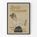 Vintage plakat Bock Champagne Albert Moussoux
