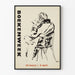 Dekorativ plakat Boekenweek 30. marts - 6. april i sort og hvid