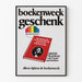 Vintage plakat Boekenweekgeschenk litterær vægdekoration