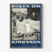 Vintage plakat Boken om Bjørnson - Kunstnerisk vægdekoration