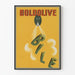 Vintage plakat i Boldolive-stil Art Déco