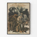 Vintage plakat Bombardement af Paris - Historisk illustration til vægdekoration