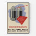 Vintage plakat om genbrug af knogler til produktion af sprængstoffer