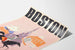 Vintage plakat Boston Allegheny Airlines dekorativ