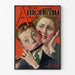 Vintage plakat af Norman Rockwell - Ung musiker med fløjte