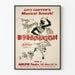 Vintage musikplakat Brigadoon til vægdekoration
