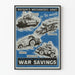 Vintage britisk mekaniseret hærplakat - militær vægdekoration