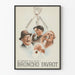 Vintage plakat Broncho Favrot vægdekoration sundhed og vejrtrækning