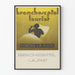 Vintage plakat Bronchoseptol Lauriat mod hoste