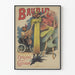 Vintage plakat BRUNIN Original Komisk til vægdekoration