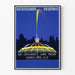 Vintage plakat af Buckingham Fountain i Chicago