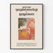 Vintage buddhistisk vægdekoration plakat med munke på hellige trapper