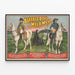 Vintage vægdekoration af Buffalo Bill's Wild West og Congress of Rough Riders - Plakat — indrammet kunstværk på væggen