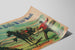 Vintage plakat af Buffalo Bill's Wild West - Saddling a Bucker — visning af kunstværket