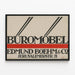 Vintage plakat til kontorindretning Edmund Boehm & Co — indrammet kunstværk på væggen