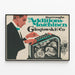 Vintage plakat Burroughs Additions-Maskiner Glogowski & Co — indrammet kunstværk på væggen