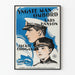 Vintage filmplakat Yngste Mand Ombord - Retro biograf vægdekoration