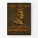 Vintage plakat Køb Liberty Bonds med portræt af Abraham Lincoln