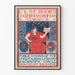 Vintage plakat C.L.S.C Bøger - Litterær vægdekoration 1897-98