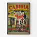 Vintage plakat Cabiria D'Annunzio - Klassisk biografindretning