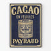 Vintage plakat Cacao Payraud i blade til vægdekoration