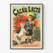 Vintage plakat Cacao Lacté Ch. Gravier - Retro vægdekoration