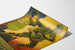 Vintage krigsdekoration plakat - Soldat i aktion og familie