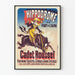 Vintage plakat Hippodrome Cadet Roussel vægdekoration
