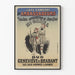 Vintage plakat af Café Concert des Ambassadeurs Duo Geneviève de Brabant
