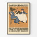 Vintage Café Plakat Plendl München - Retro vægdekoration